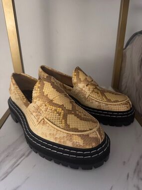 PROENZA SCHOULER Snakeskin Loafers